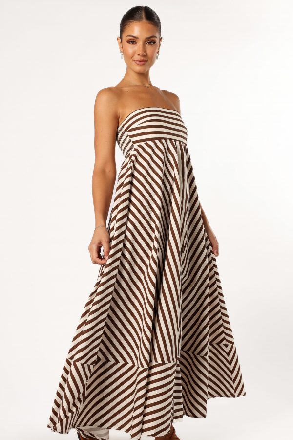 The Sienna Luxe Strapless Gown – Rich Chocolate Edition