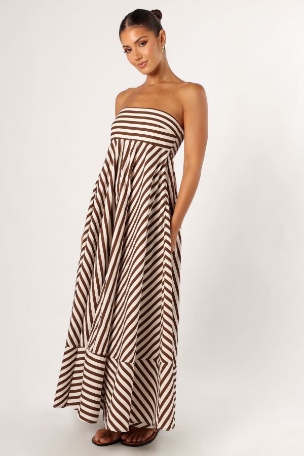 The Sienna Luxe Strapless Gown – Rich Chocolate Edition