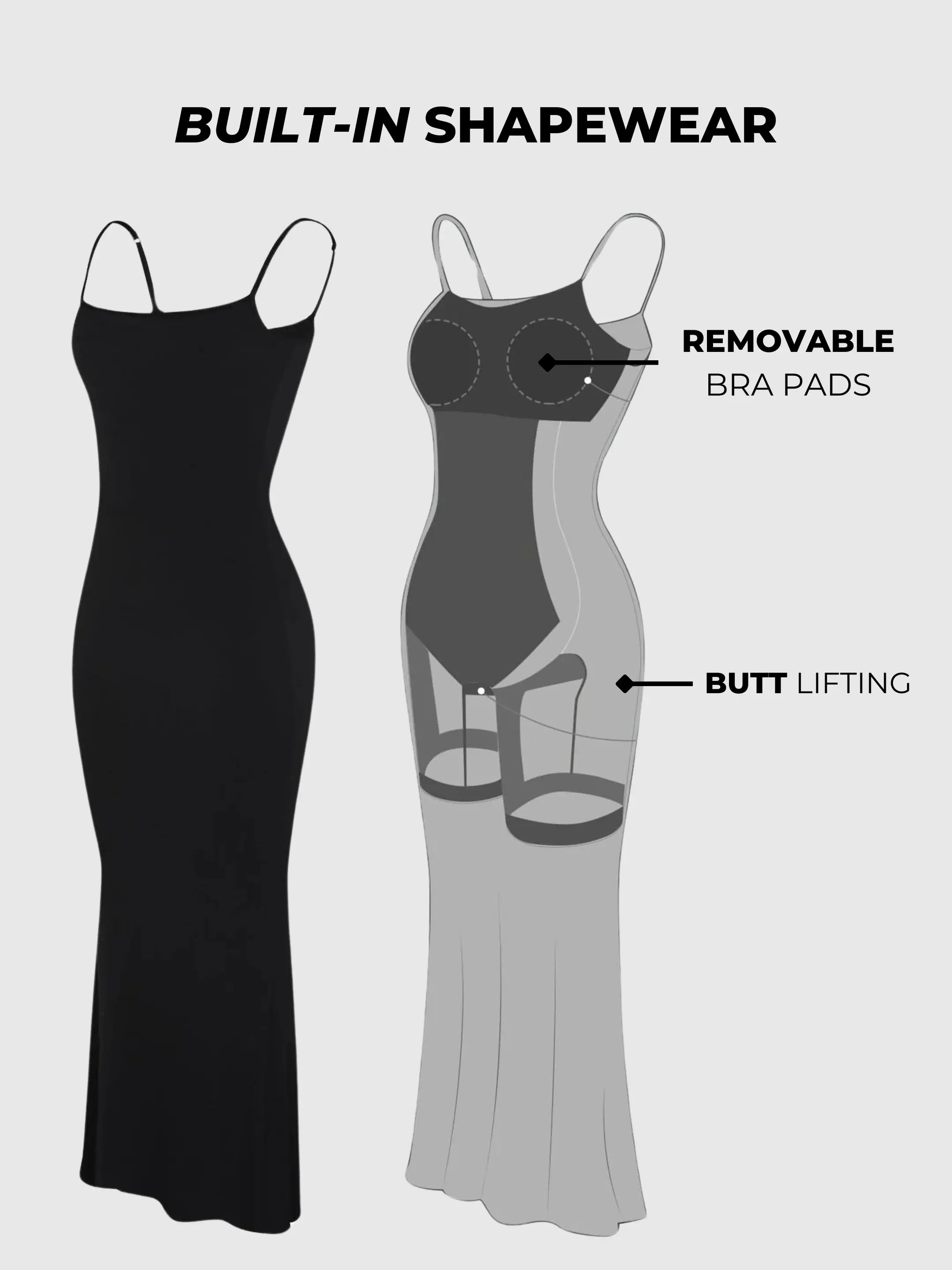 Slip Maxi Shapewear Dress